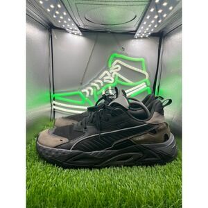 PUMA RsTrck Slate Lace Up Mens 12 Black Sneakers Casual Shoes 39157701